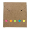 5 Color Sticky Note & Flag Set